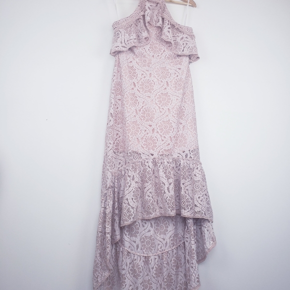 FOXIEDOX | NWT Berry Halter Lace Dress - Picture 3 of 13